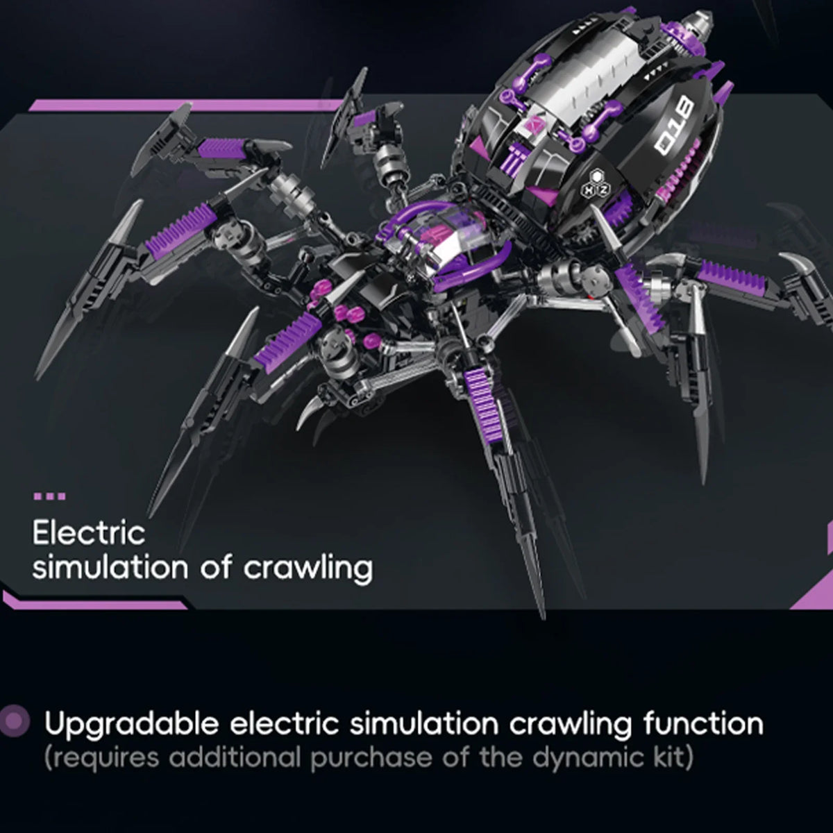Cyberpunk Mechanical Spider Building Blocks
