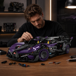 1:8 Futuristic Hypercar Building Set — Noir Purple