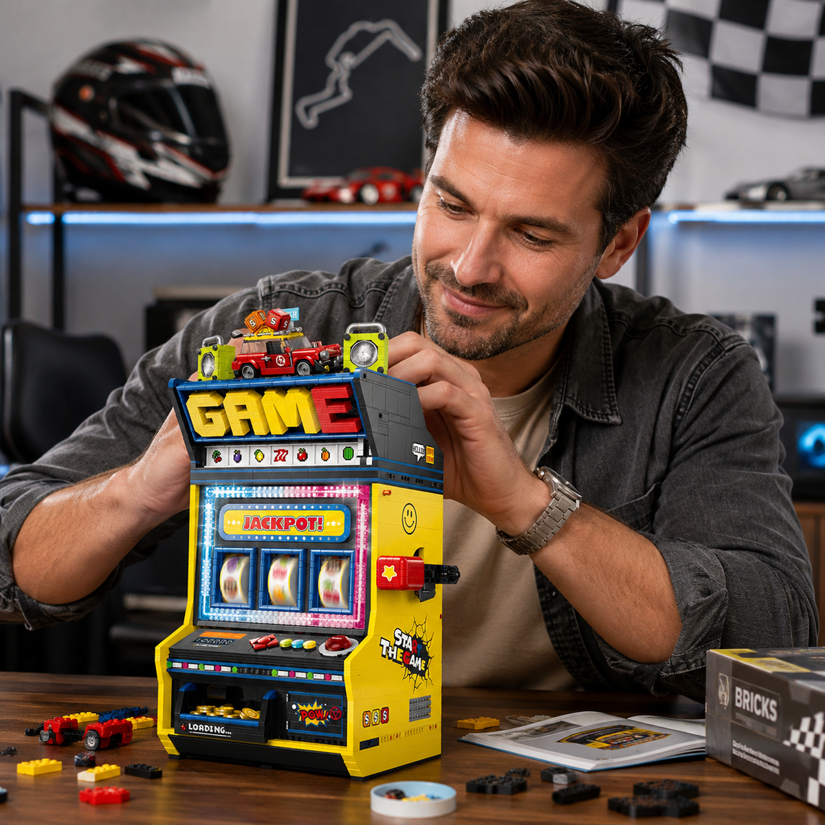 Retro Fruit Arcade Machine Building Kit