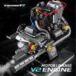 V2 Engine Mechanical Building Blocks Kit – 846-Piece Lights & Sound