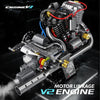 V2 Engine Mechanical Building Blocks Kit – 846-Piece Lights & Sound