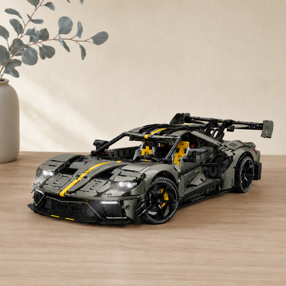 1:8 Track Hypercar Building Set — Armour Grey
