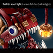 Steam Punk Mechanical Lantern Fish Building Blocks