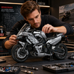 1:5 Electroplated Hyper-Sport Motorcycle Building Kit