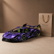 1:8 Convertible Concept Supercar Building Set — Comet PurpleOption