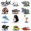 Build a Mini Ocean World: 12 Sea & Polar Animals in One Micro Brick Set