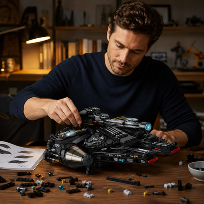 Sci-Fi Freighter Starship Building Kit