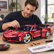 1:8 Concept Supercar Building Set Electroplated Red