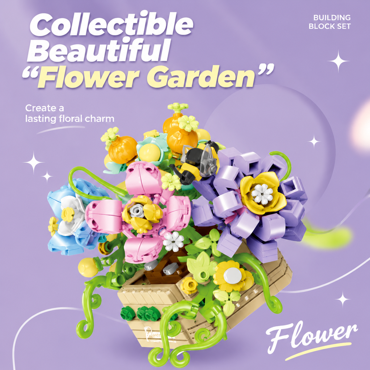 Pastel Floral Sneaker Bouquet Building Kit