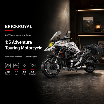 1:5 Adventure Touring Motorcycle Building Kit