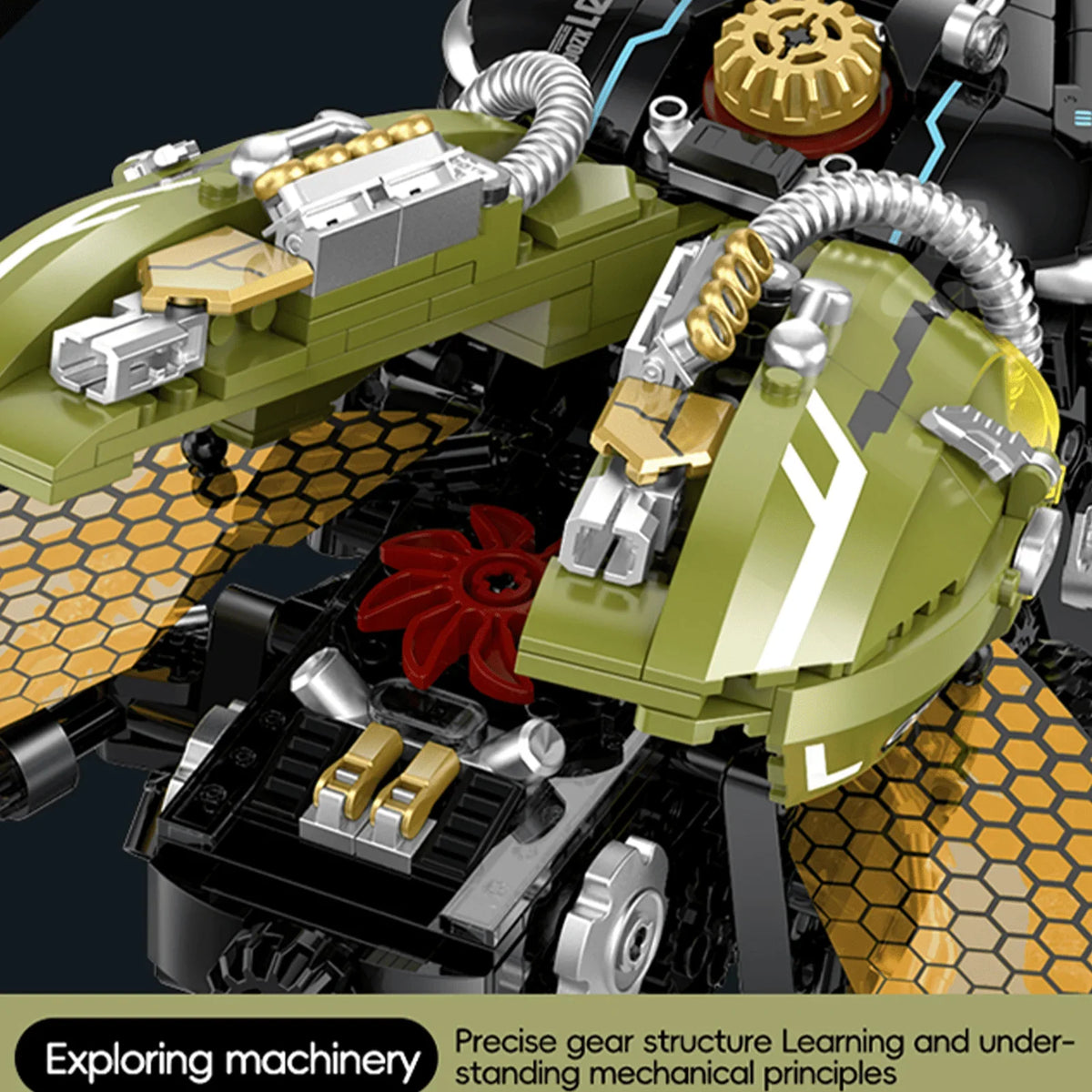 Mechanical Hercules Beetle Building Set