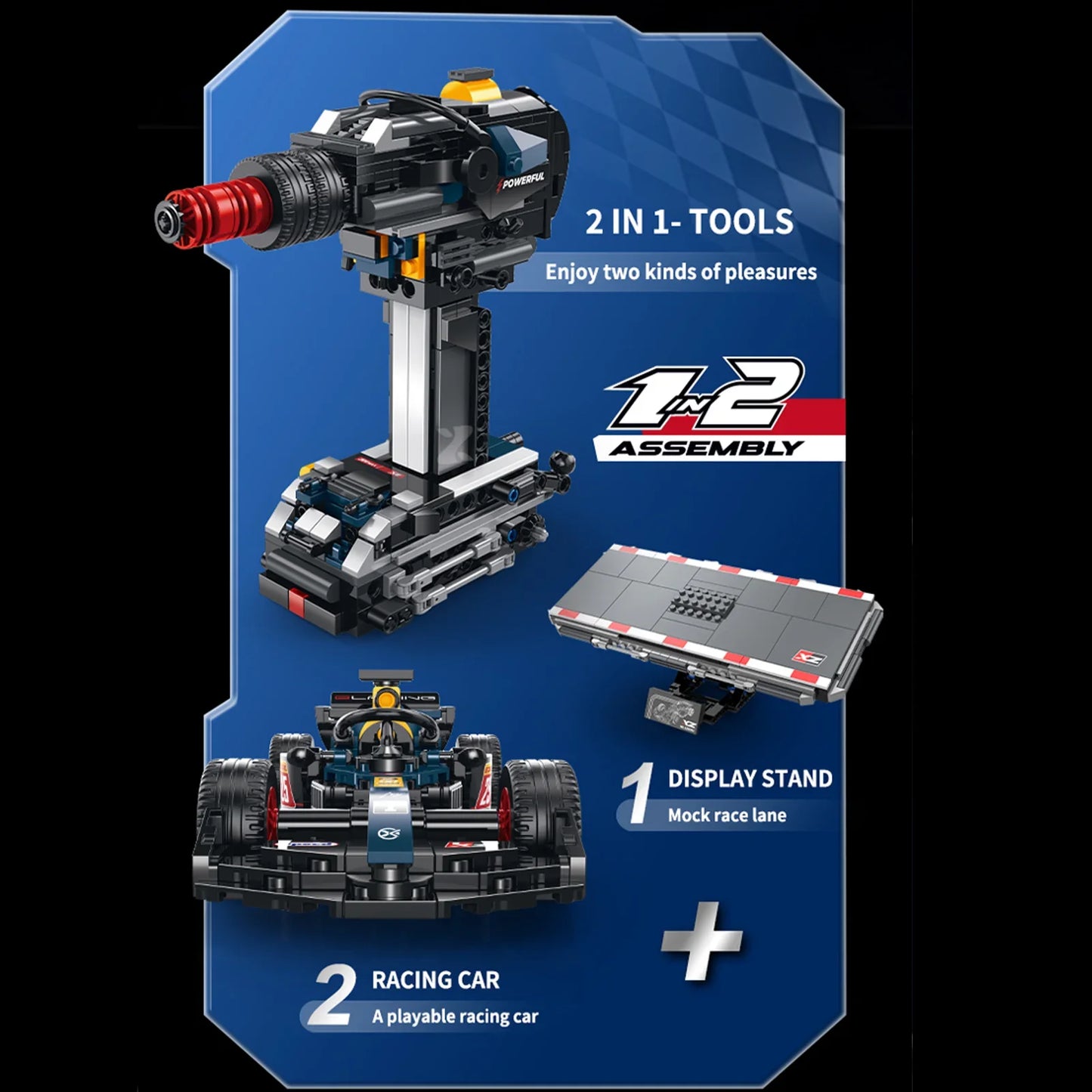 Grand Prix Formula Race Car Building Blocks