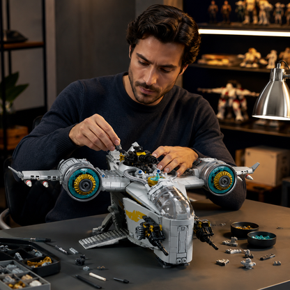 Interstellar Freighter Gunship Building Kit