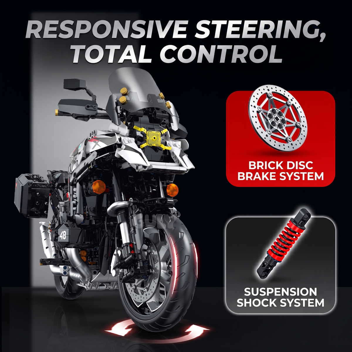 1:5 Convertible Motorcycle-Mecha Building Kit (C-01) BR60520