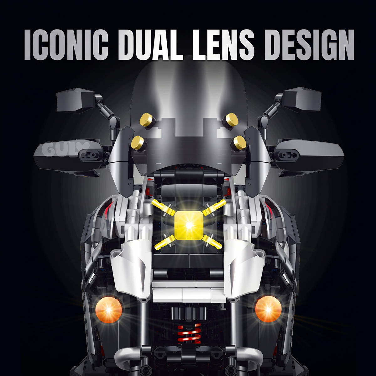 1:5 Adventure Touring Motorcycle Building Kit