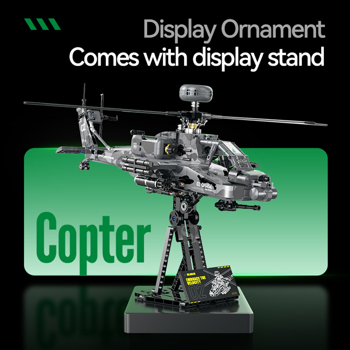 Attack Helicopter Building Kit