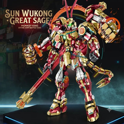 Cyberpunk Monkey King Mecha Building Set