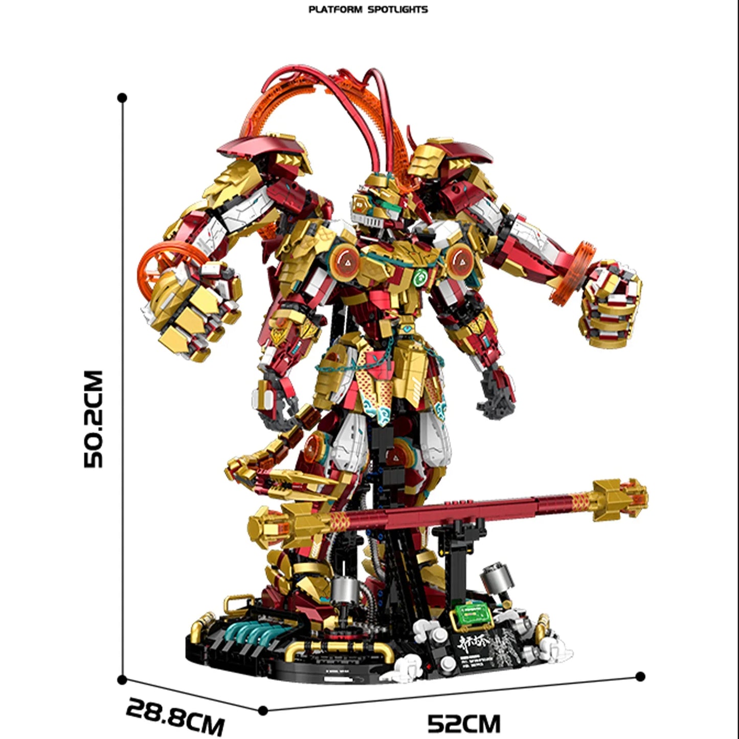 Cyberpunk Monkey King Mecha Building Set