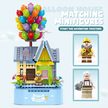 Balloon Cottage Rotating Music Box Building Set