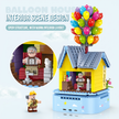Balloon Cottage Rotating Music Box Building Set