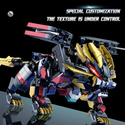 Beast-Combine Lion Mecha Building Set