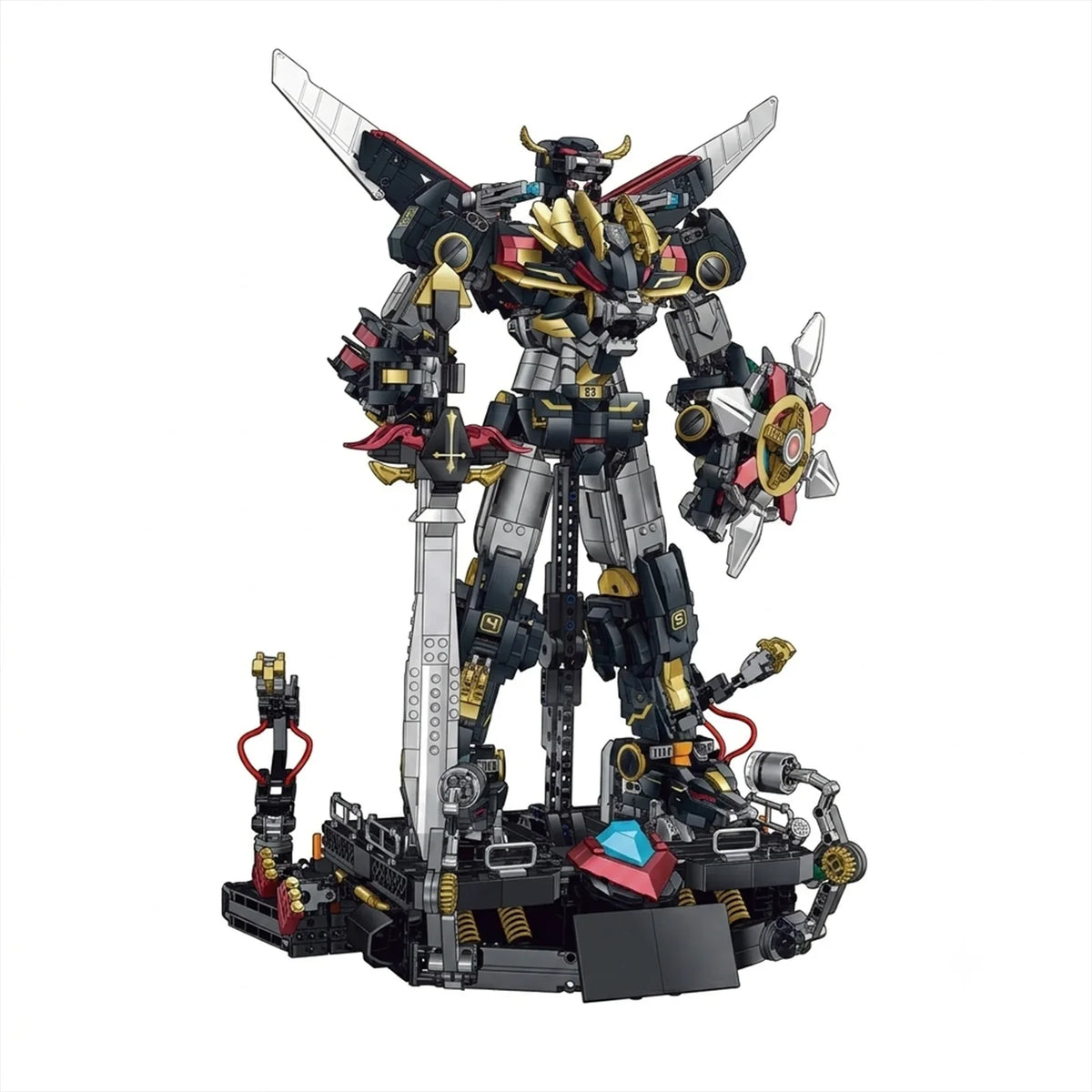 Beast-Combine Lion Mecha Building Set