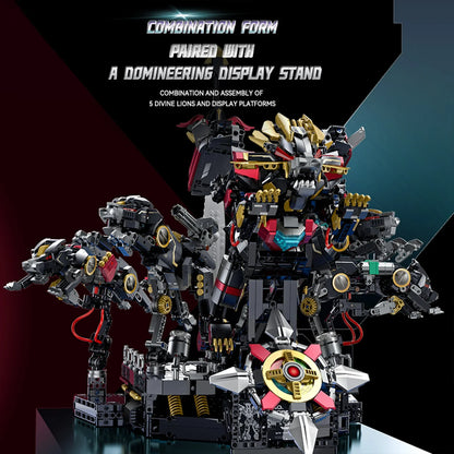 Beast-Combine Lion Mecha Building Set