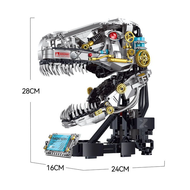 Motorized T-Rex Skull Building Kit
