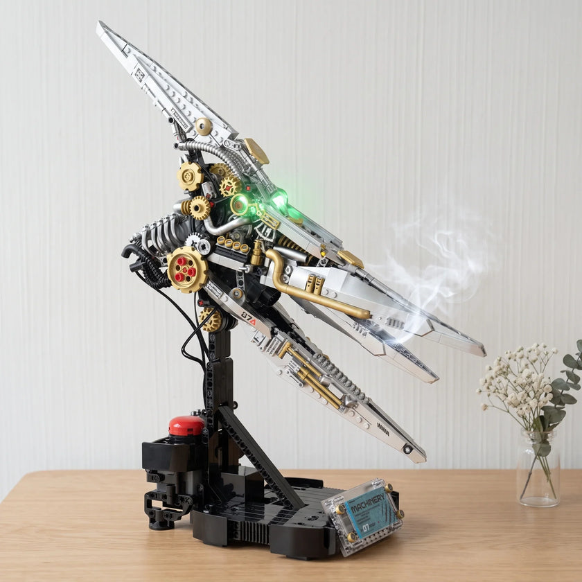 Motorized Pterosaur Skull Building Kit