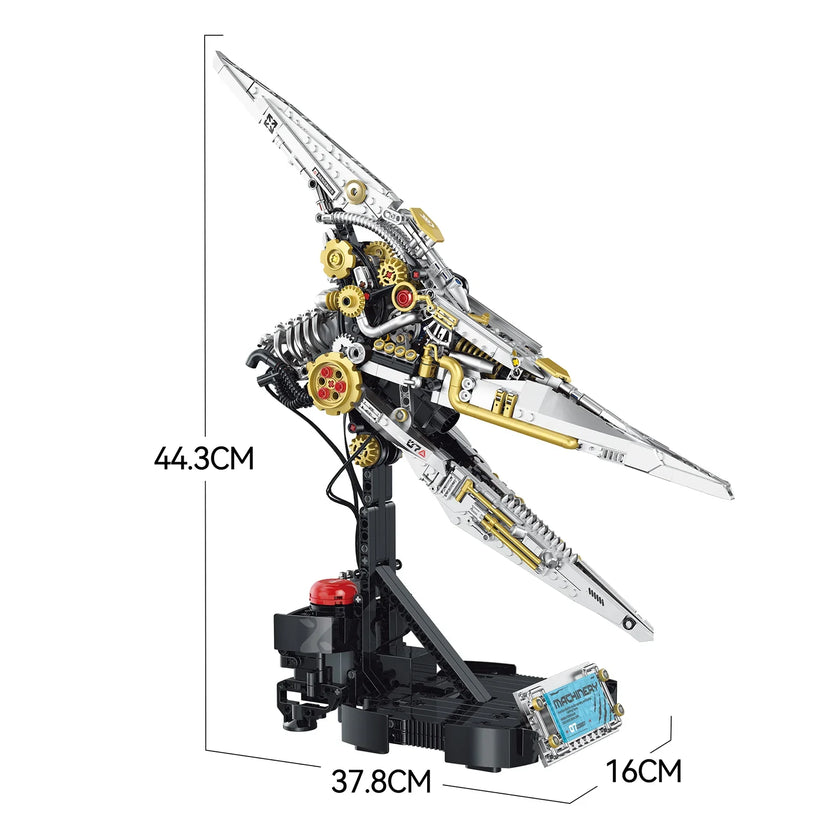 Motorized Pterosaur Skull Building Kit