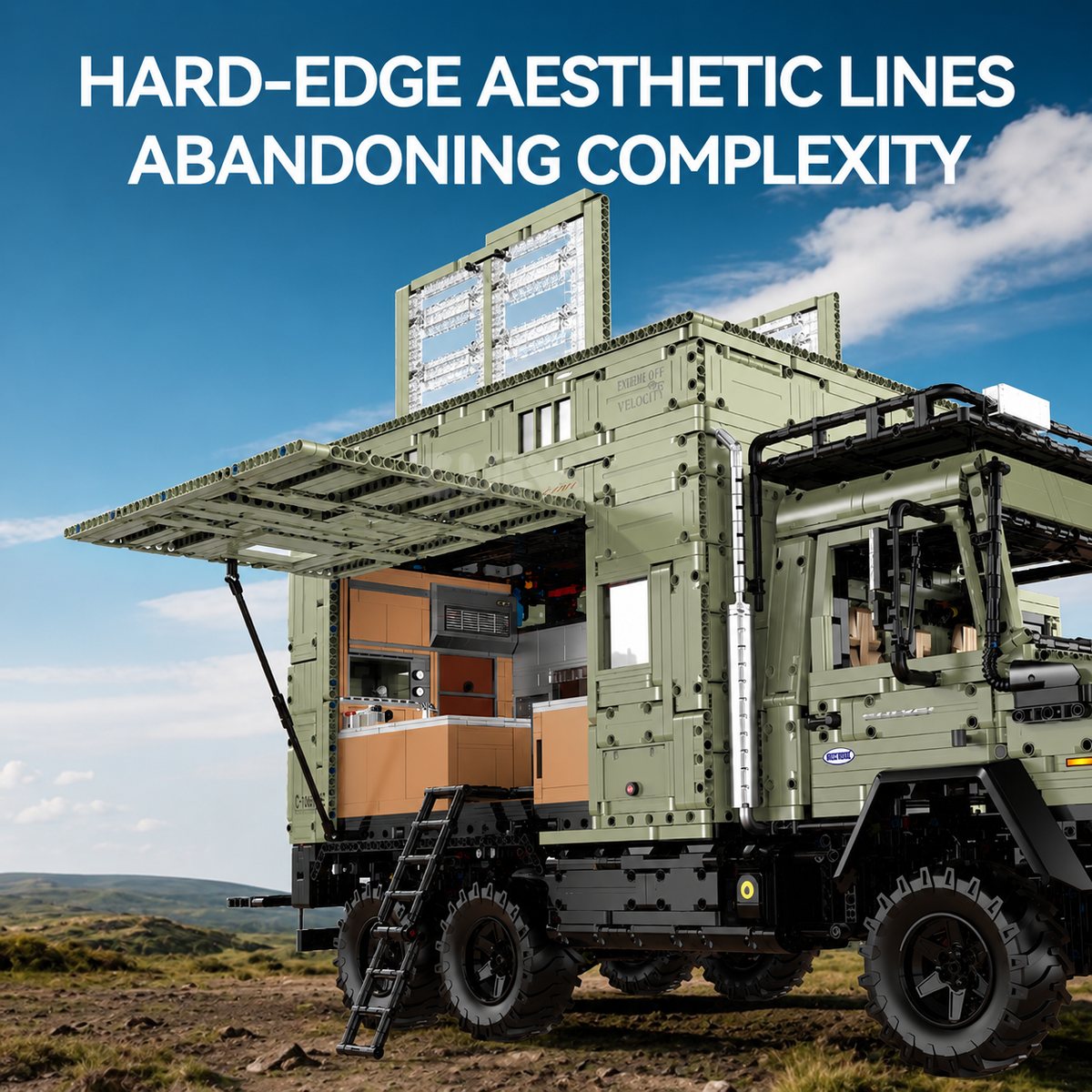 Built for the Wild: Expedition Camper Truck Building Set