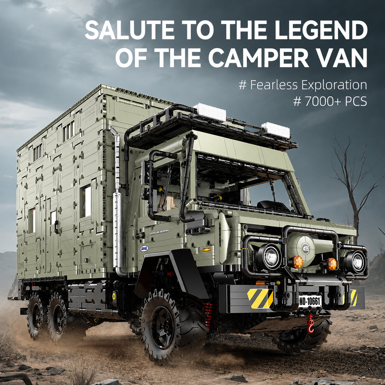 Built for the Wild: Expedition Camper Truck Building Set