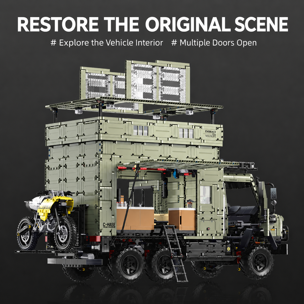 Built for the Wild: Expedition Camper Truck Building Set