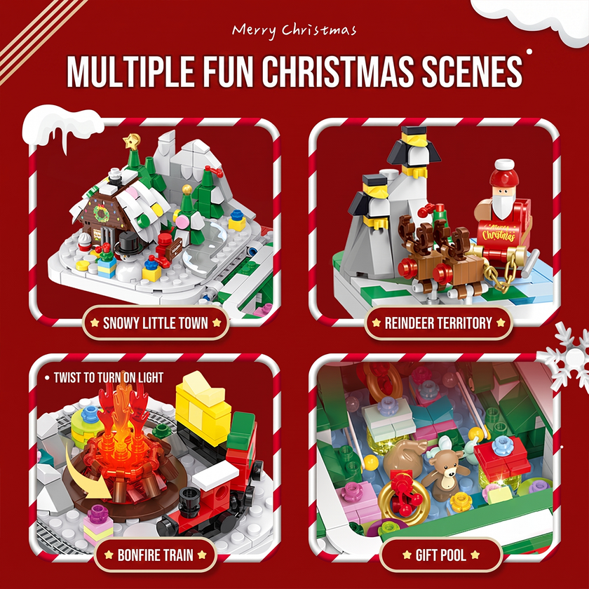 Christmas Surprise Gift Box Building Set