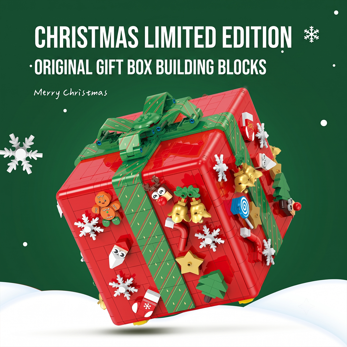 Christmas Surprise Gift Box Building Set