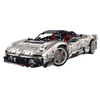 A 3,314-piece 1:8 champagne-metallic hypercar with heart-shaped lights, butterfly doors and simulated engine. Static, RC-upgradeable mist spray. 14+.