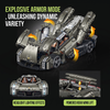 1:8 Concept Supercar Building Set — Gunmetal Grey