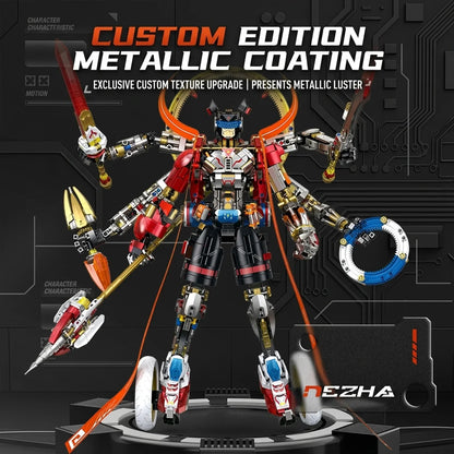 Cyberpunk Nezha Six-Arm Mecha
