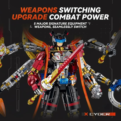 Cyberpunk Nezha Six-Arm Mecha