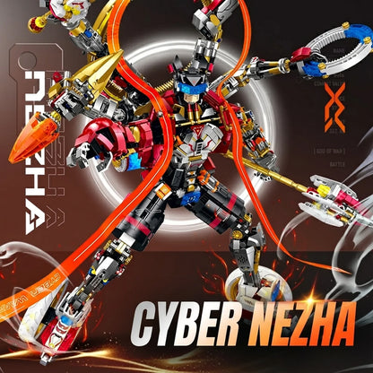 Cyberpunk Nezha Six-Arm Mecha