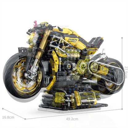 1:5 Cyberpunk Streetfighter Motorcycle Building Kit BR60519