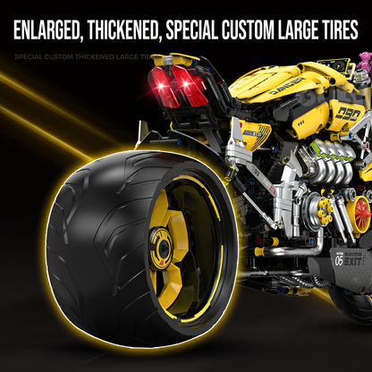 1:5 Cyberpunk Streetfighter Motorcycle Building Kit BR60519