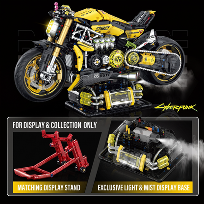 1:5 Cyberpunk Streetfighter Motorcycle Building Kit BR60519