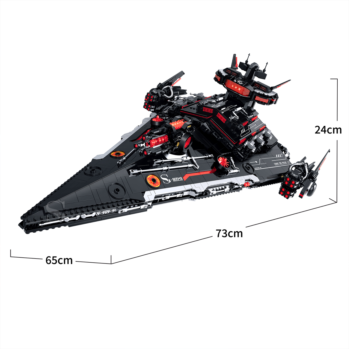 Dark Interstellar Warship Building Kit