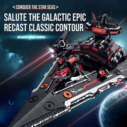 Dark Interstellar Warship Building Kit