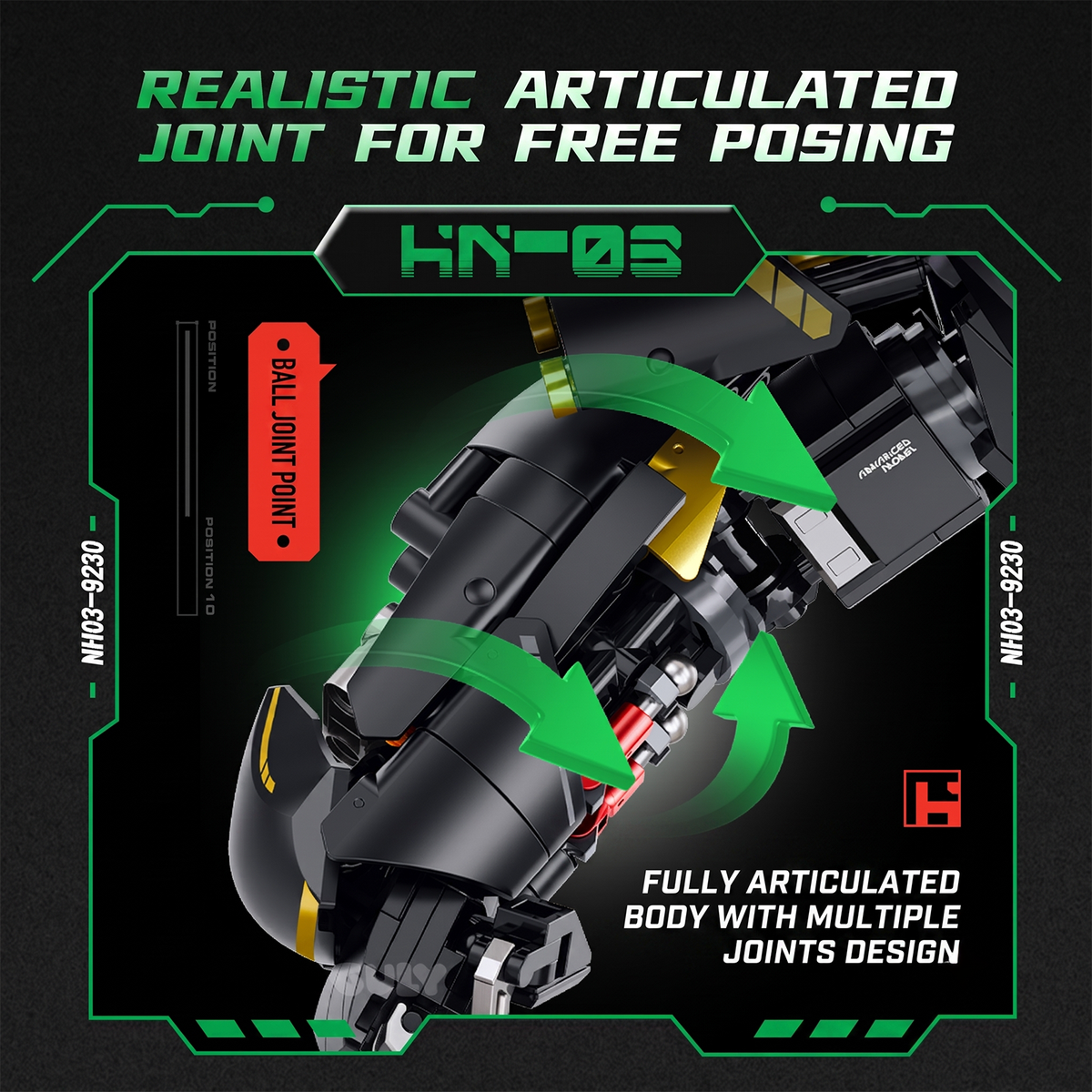 Dark Slayer Mecha Building Set
