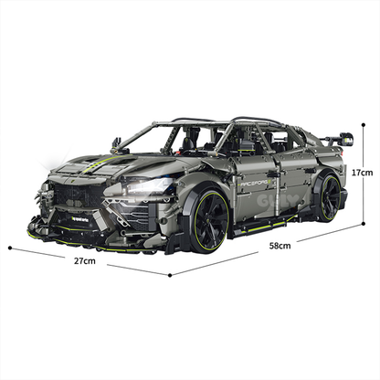 1:8 Drift Stunt SUV Building Set — Armour Grey