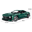 1:8 GT Supercar Building Set — Racing Green