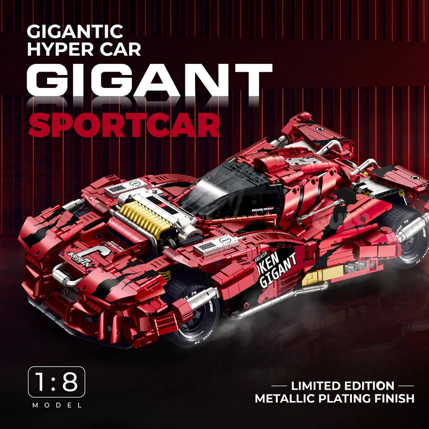 Gigant 1:8 Combat-Style Supercar — Red Camo