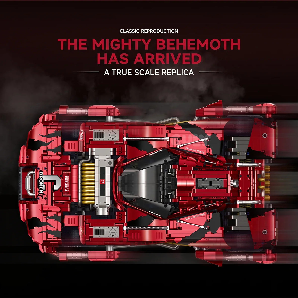 Gigant 1:8 Combat-Style Supercar — Red Camo